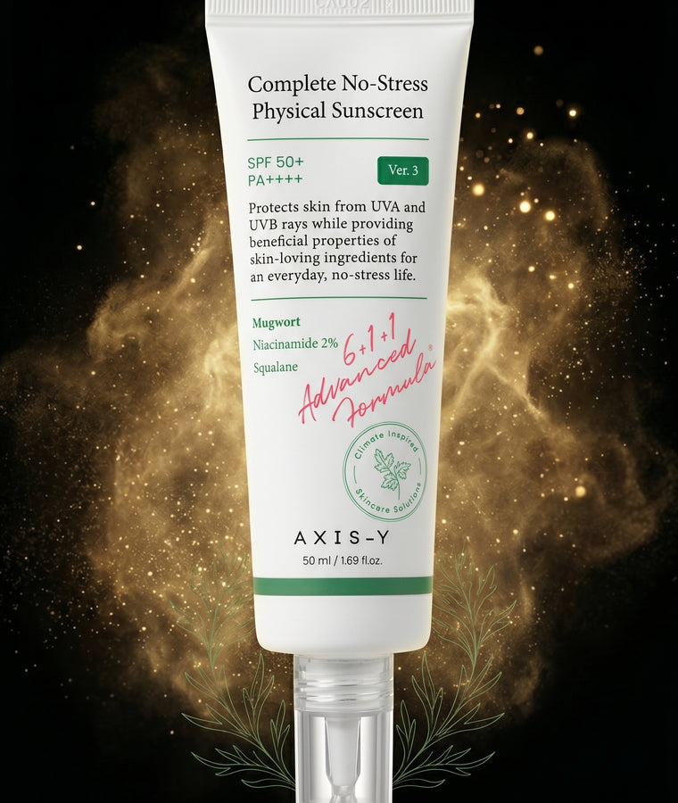 AXIS-Y No-Stress Sunscreen SPF 50+ – leichter Sonnenschutz ohne Weissschleier