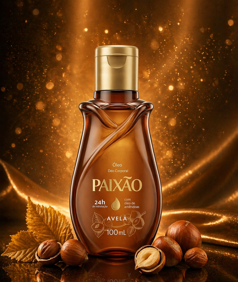 Paixão Körperöl Avelã Haselnuss 100 ml – brasilianisches Body Oil mit Glow