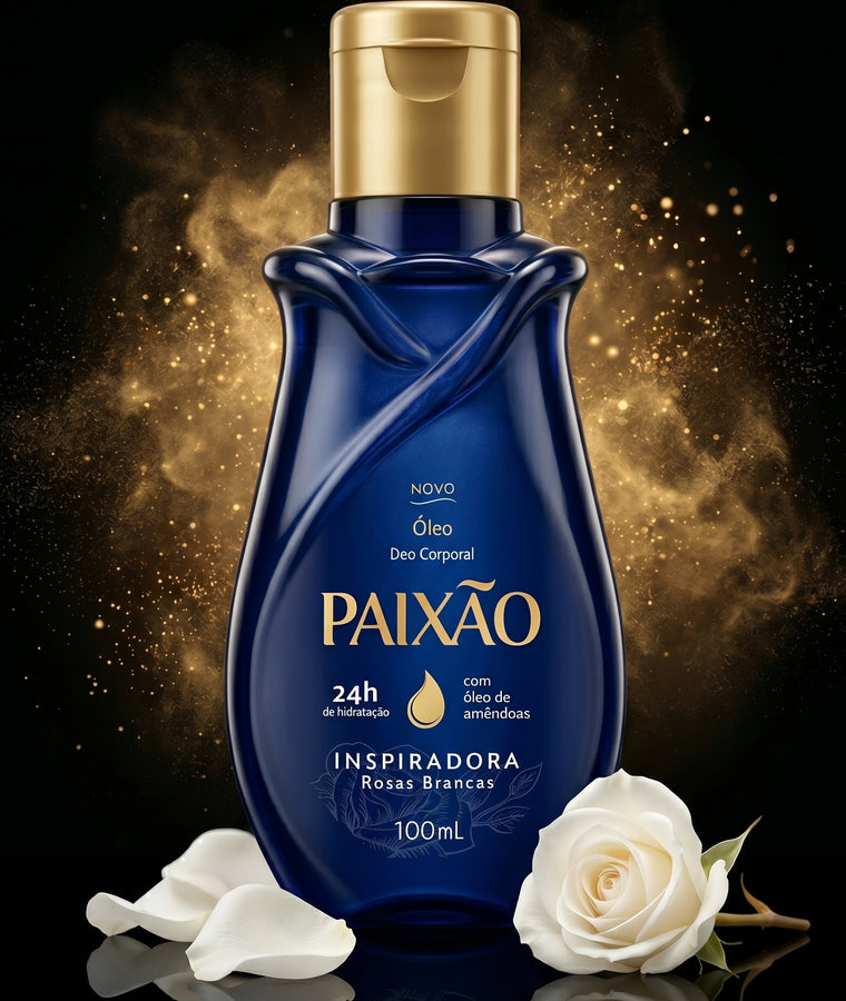 Paixão Körperöl Weisse Rosen 100 ml – brasilianisches Body Oil mit Rosenduft