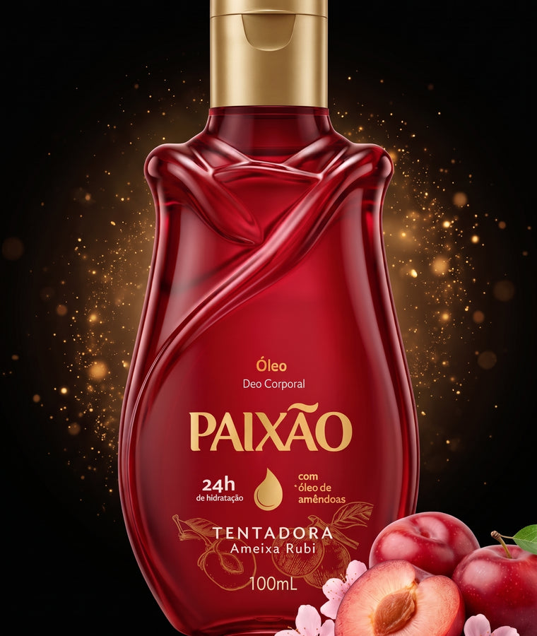 Paixão Körperöl Verführerische Rubinpflaume 100 ml – brasilianisches Body Oil