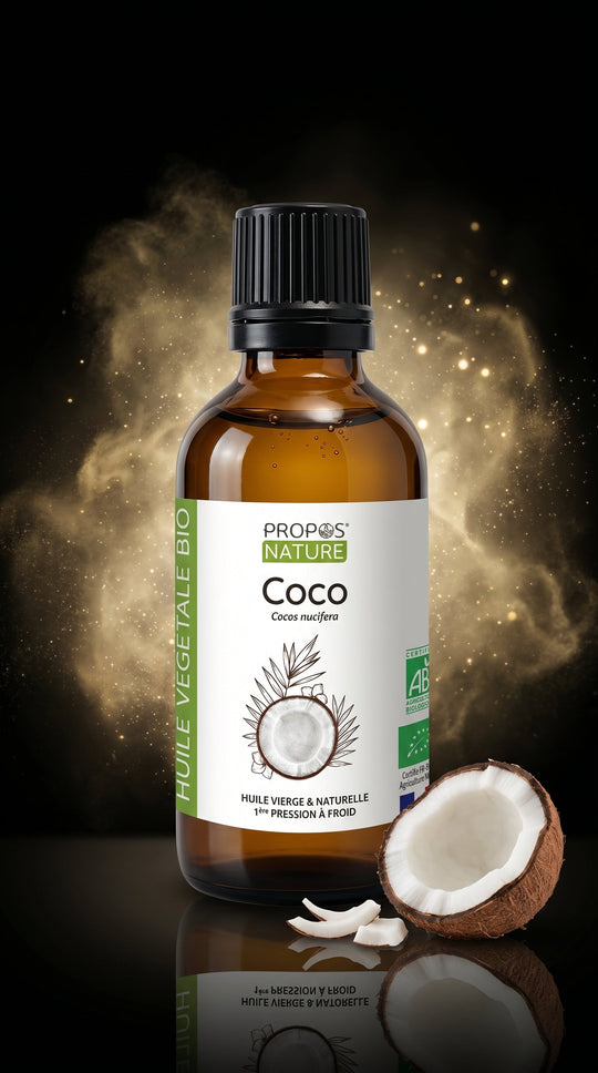 Propos'Nature Bio Virgin Kokosöl kaltgepresst, Pflegeöl für Haut und Haar